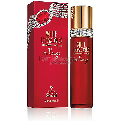 ELIZABETH TAYLOR WHITE DIAMONDS EN ROUGE edt (w) 100ml ELIZABETH TAYLOR WHITE DIAMONDS EN ROUGE edt (w) 100ml