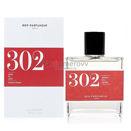 BON PARFUMEUR 302 AMBRE, IRIS, SANTAL edp 100ml BON PARFUMEUR 302 AMBRE, IRIS, SANTAL edp 100ml