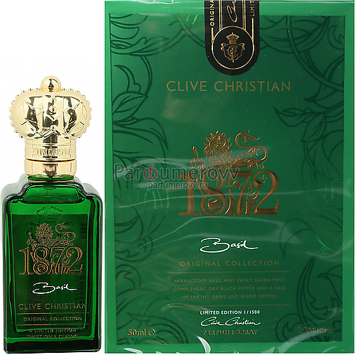 CLIVE CHRISTIAN ORIGINAL COLLECTION 1872 BASIL (m) 50ml parfume CLIVE CHRISTIAN ORIGINAL COLLECTION 1872 BASIL (m) 50ml parfume