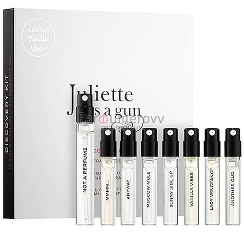 JULIETTE HAS A GUN set DISCOVERY edp (w) 7*1.7ml пробник + 5ml NOT A PERFUME JULIETTE HAS A GUN set DISCOVERY edp (w) 7*1.7ml пробник + 5ml NOT A PERFUME