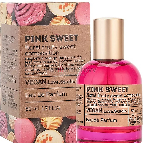 DELTA PARFUM VEGAN LOVE STUDIO PINK SWEET edp (w) 50ml DELTA PARFUM VEGAN LOVE STUDIO PINK SWEET edp (w) 50ml