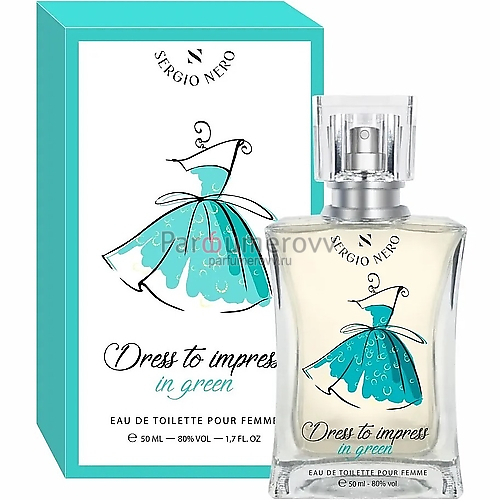 SERGIO NERO DRESS TO IMPRESS IN GREEN edt (w) 50ml SERGIO NERO DRESS TO IMPRESS IN GREEN edt (w) 50ml