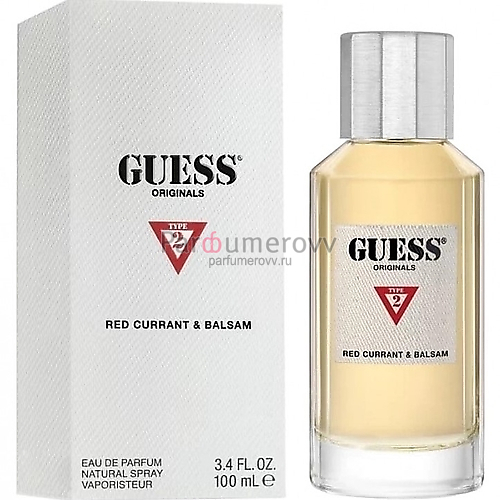 GUESS TYPE 2 RED CURRANT & BALSAM edp 100ml GUESS TYPE 2 RED CURRANT & BALSAM edp 100ml