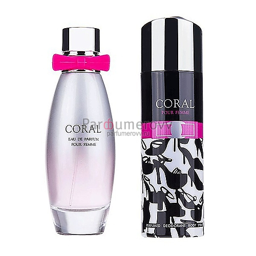 PRIVE PERFUMES CORAL edp (w) 95ml + 175ml deo PRIVE PERFUMES CORAL edp (w) 95ml + 175ml deo