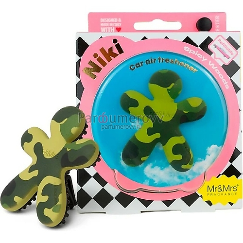 MR & MRS FRAGRANCE NIKI SPICY WOODS ароматизатор для автомобиля