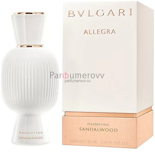 BVLGARI ALLEGRA MAGNIFYING SANDALWOOD ESSENCE edp (w) 40ml