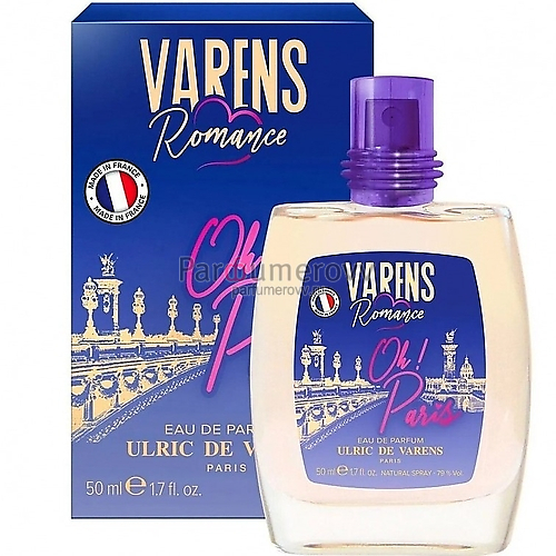 ULRIC DE VARENS VARENS ROMANCE OH! PARIS edp (w) 50ml ULRIC DE VARENS VARENS ROMANCE OH! PARIS edp (w) 50ml