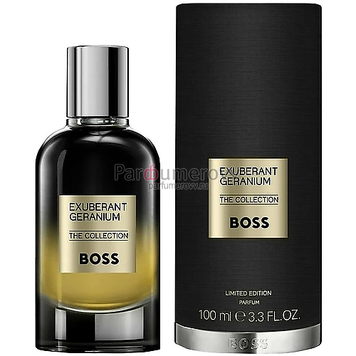 HUGO BOSS THE COLLECTION EXUBERANT GERANIUM 100ml parfume HUGO BOSS THE COLLECTION EXUBERANT GERANIUM 100ml parfume