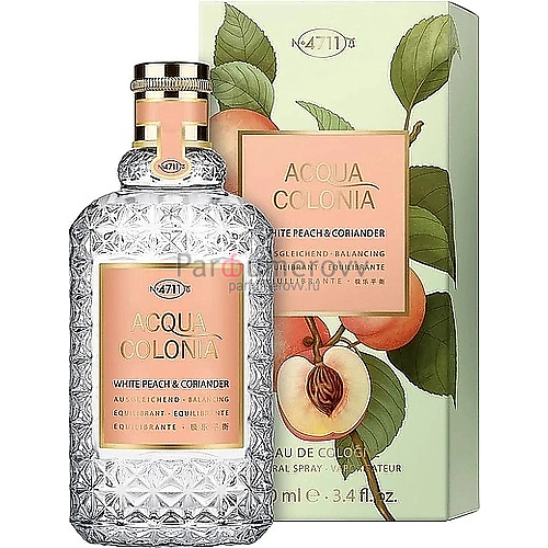 MAURER & WIRTZ 4711 ACQUA COLONIA WHITE PEACH & CORIANDER edc 100ml