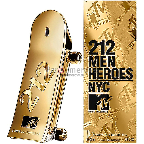 CAROLINA HERRERA 212 MEN HEROES MTV edt (m) 90ml