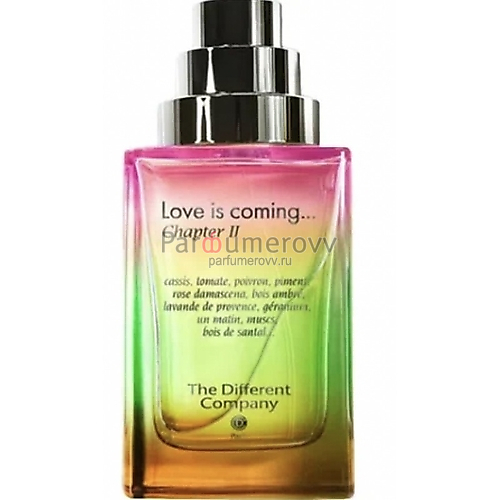 THE DIFFERENT COMPANY LOVE IS COMING CHAPTER II edp 100ml TESTER