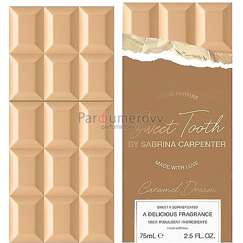 SABRINA CARPENTER SWEET TOOTH CARAMEL DREAM edp (w) 75ml SABRINA CARPENTER SWEET TOOTH CARAMEL DREAM edp (w) 75ml